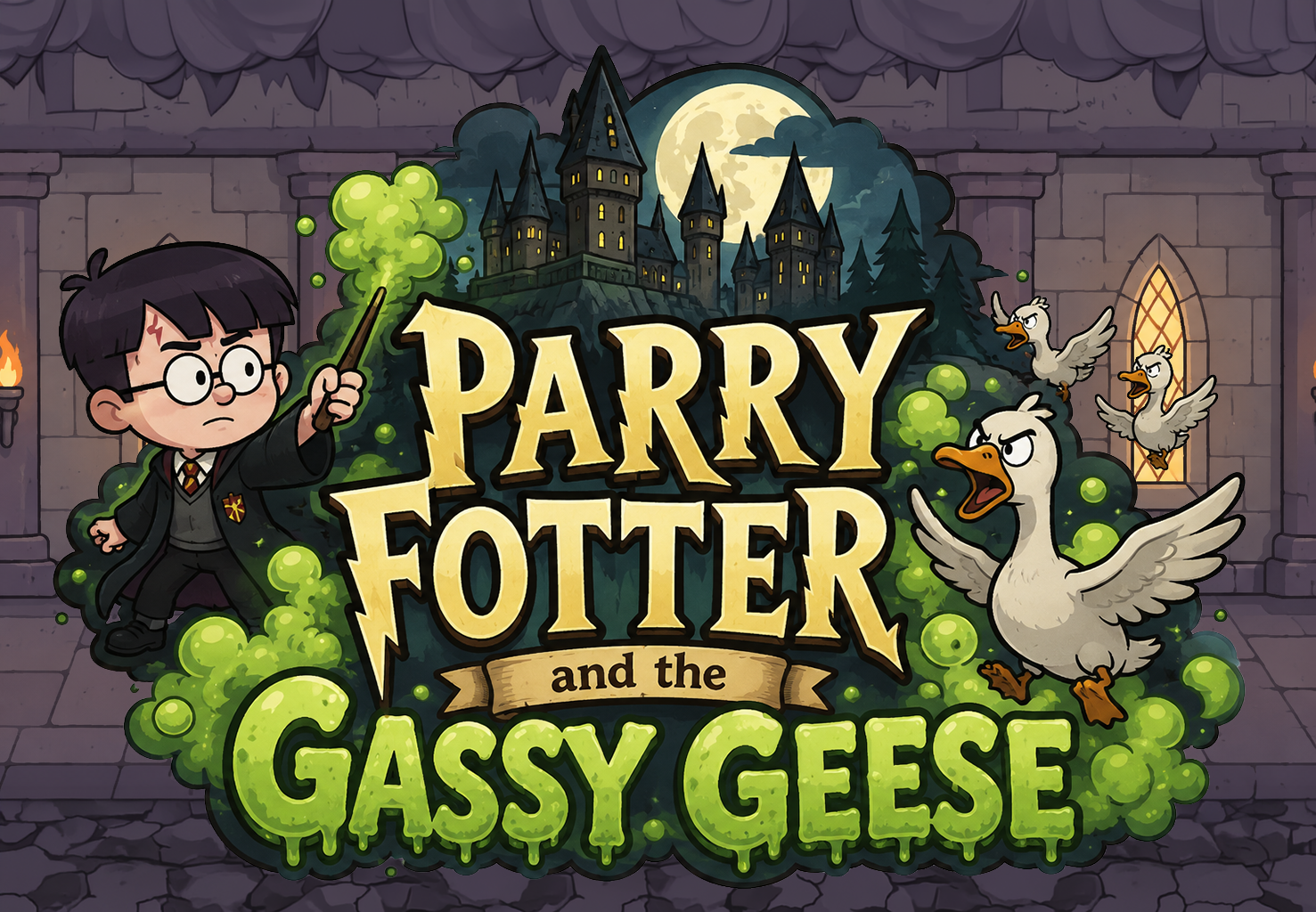 Parry Fotter and the Gassy Geese